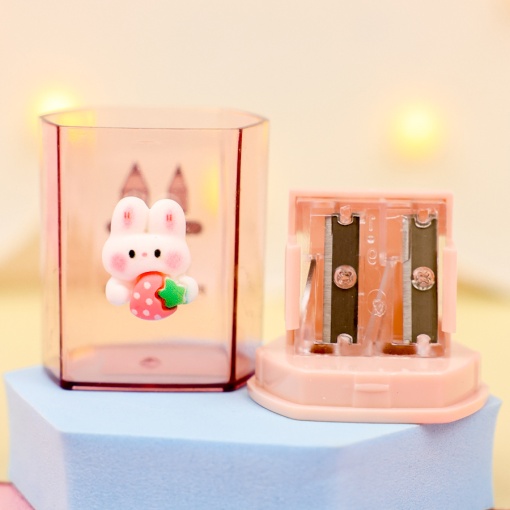 Точилка "Зайка", розовый