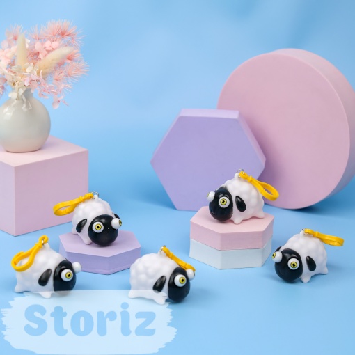Брелок-антистресс "Animal poppling eyes" овечка
