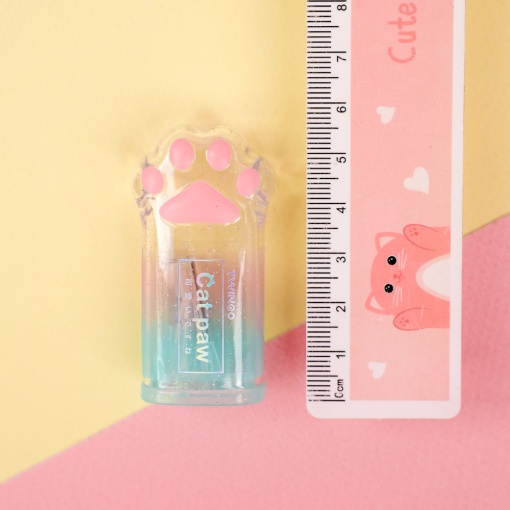 Точилка "Лапка" в ассортименте 1шт (градиент)