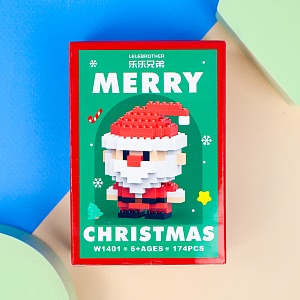 Конструктор "НГ Christmas" Санта-Клаус №1124-101 (174 детали)