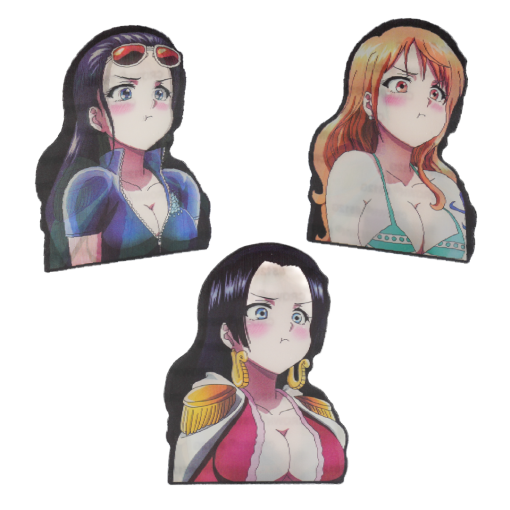 Наклейка голографическая "One Piece" 3D, №11