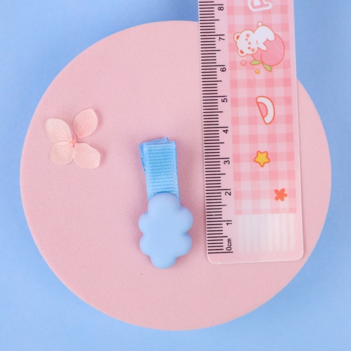 Заколка для волос "Облако" голубой