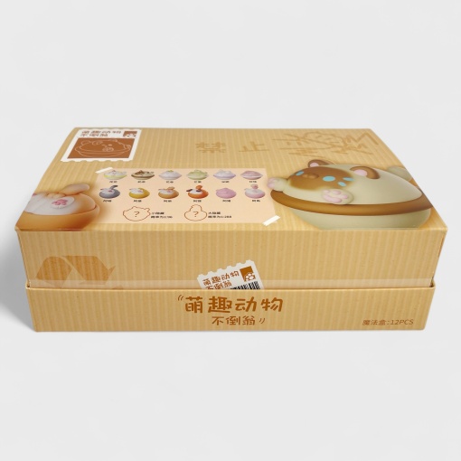 Набор фигурок "Round animals" в шоу-боксе 12шт оптом