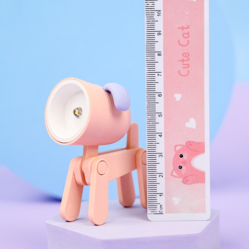Мини-лампа "Puppy" розовый оптом