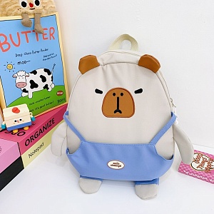 Рюкзак "Smile" капибара в комбинезоне оптом со склада в Москве