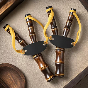 Игрушка-рогатка "Бамбук" коричневый