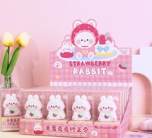 Набор корректоров "Bunny" №2917 в шоу-боксе 24шт