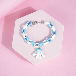 Браслет "Синнамон" голубой