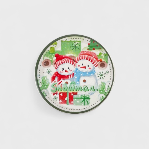 Набор наклеек в рулоне "НГ Merry Christmas" в шоу-боксе 24шт