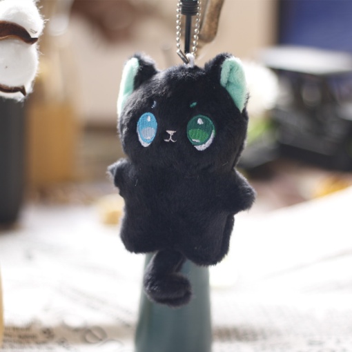 Мягкий брелок "Little Cat" чёрный, 11 см