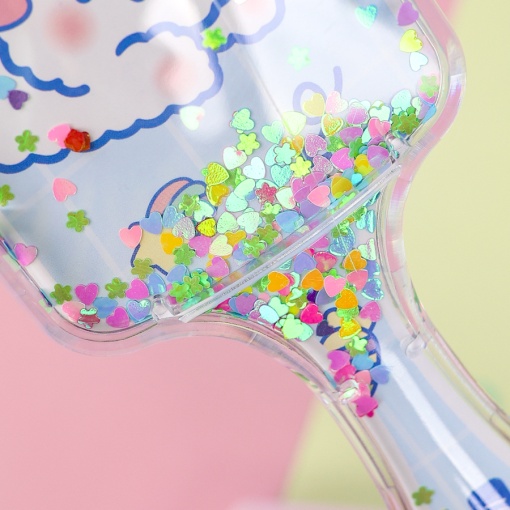 Расческа с блестками "Cute Animals" №3594А,  в ассортименте 1шт.