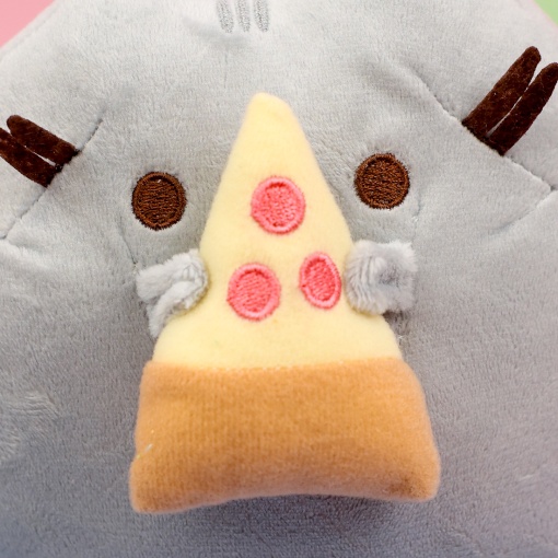 Мягкая игрушка "Пушин с пиццей", 15 см