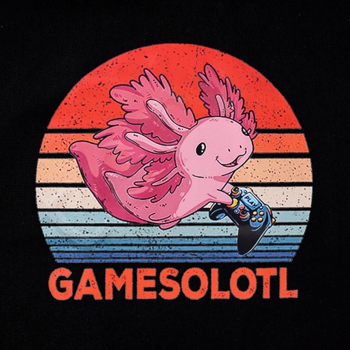 Сумка тканевая "Gamesolotl", черный, 1369-T