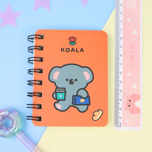 Блокнот на кольцах "Koala" №1 (8х10,5см)