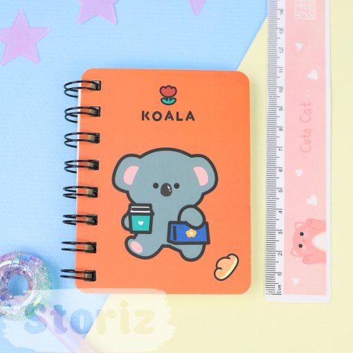 Блокнот на кольцах "Koala" №1 (8х10,5см)