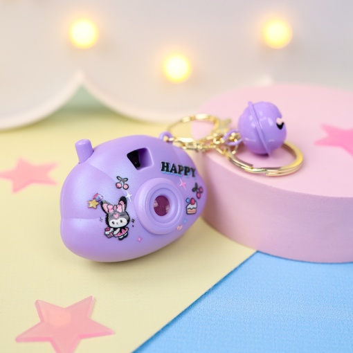 Брелок-фотоаппарат "Куро", фиолетовый