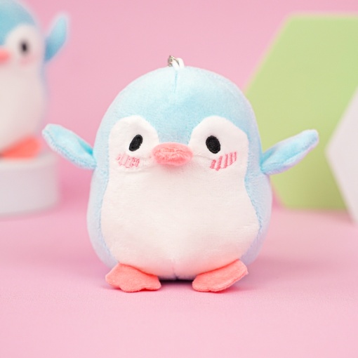 Мягкий брелок "Penguin" голубой, 11 см