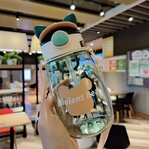 Бутылочка "Violent Bear" зеленый, 650мл оптом