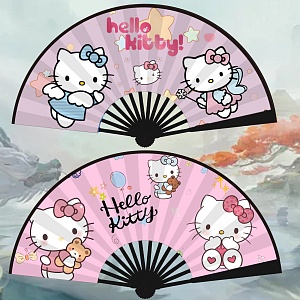 Веер "Кт" розовый