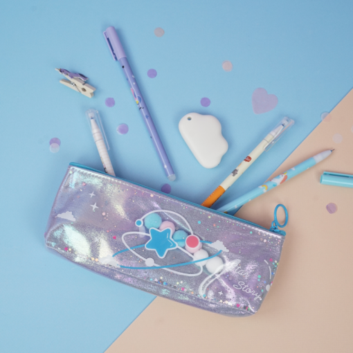 Пенал "Star travel" фиолетовый