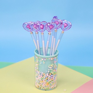 Ручка "Сердце", фиолетовый