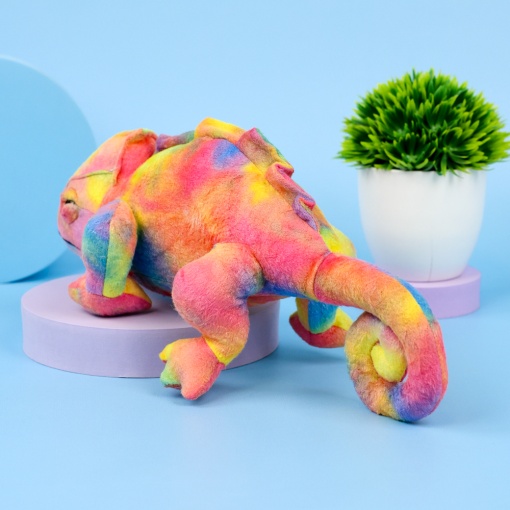 Мягкая игрушка-сквиш "Хамелеон" 60 см