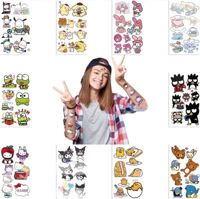 Набор временных татуировок "Sanrio" 12х7см, в ассортименте, 10шт