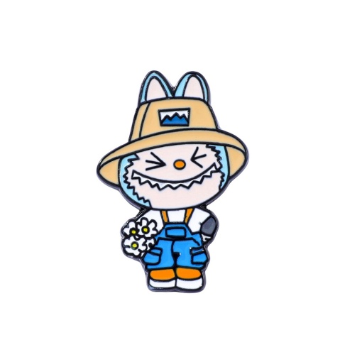 Значок-брошь "Labubu" в панаме XZ3510-7