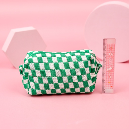 Пенал "Chess" плетёный 17х9х7см, зелёный 