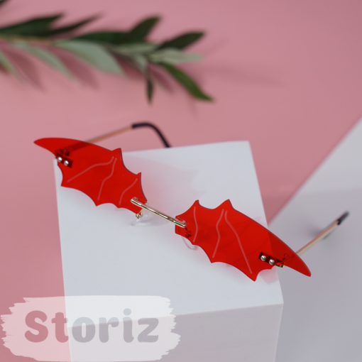 Солнцезащитные очки с чехлом "Bat" red
