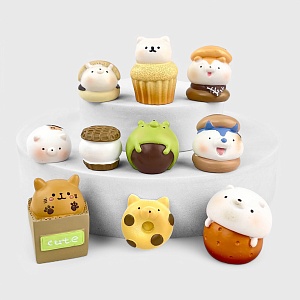 Фигурка "Кошачий ресторанчик" в ассортименте 1шт оптом