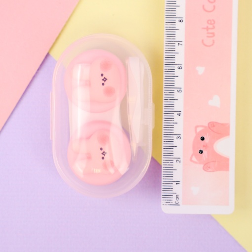 Футляр для хранения контактных линз "Кролик" 7х4,5х4,8см