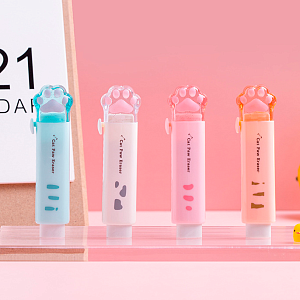 Стирательная резинка "Cat paw", в ассортименте 1шт