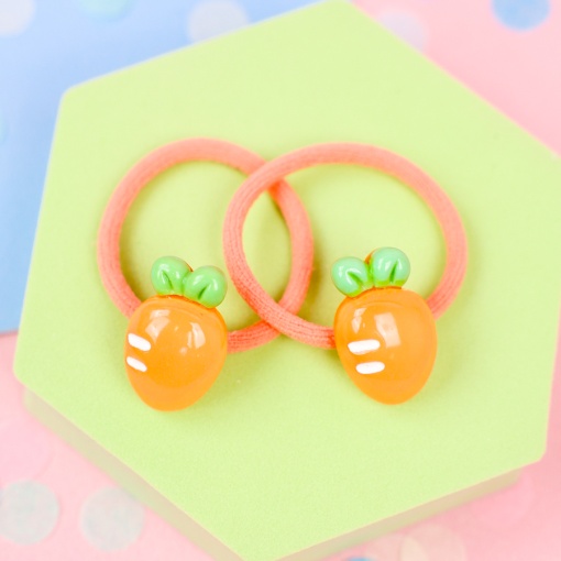 Набор резинок для волос "Морковь" 2шт