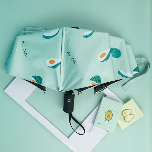 Зонт-автомат "Авокадо" зеленый