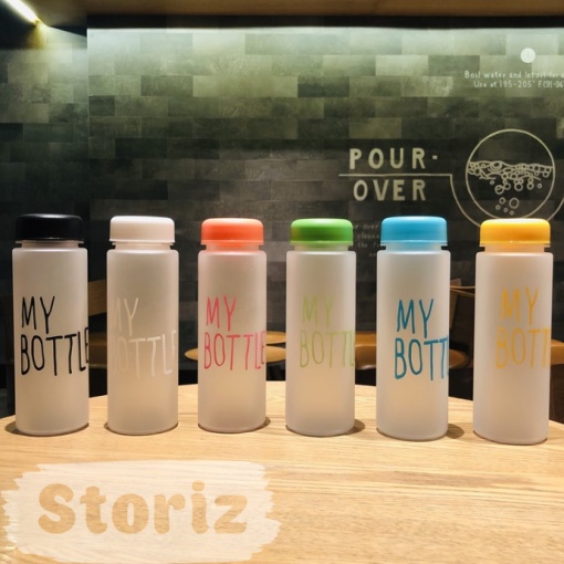 Бутылочка «My bottle» цветная с чехлом оптом