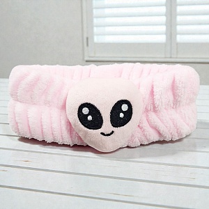Повязка для волос "Cute alien" розовый