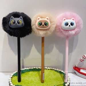 Ручка "Hairball kitty" №7123, в ассортименте 1шт