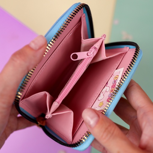 Кошелек "Корица" SLY-2106, голубой