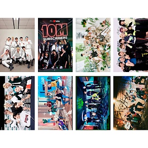 Набор постеров в ассортименте "Stray Kids" 8 шт, 42х29см (№1) оптом