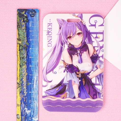 Чехол для карты "Genshin Impact" Keqing