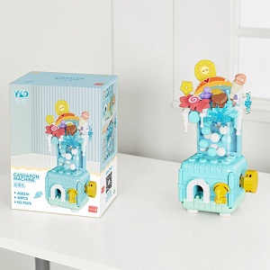 Конструктор "Gashapon machine" голубой №2478 (428 дет.)