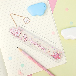 Линейка с цепочкой "Sweet Bunny"