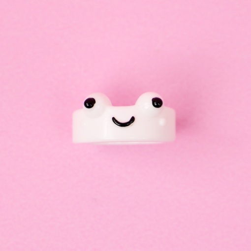 Кольцо "Лягушка" белый