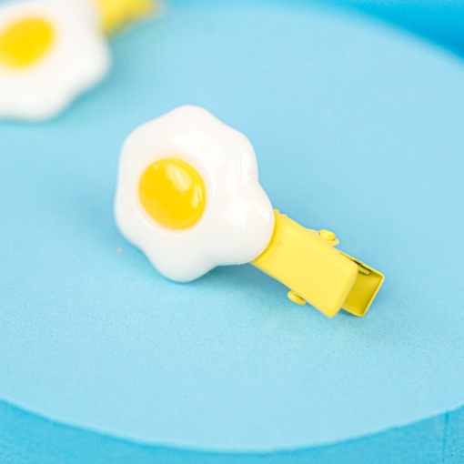 Заколка для волос "Яичница" B