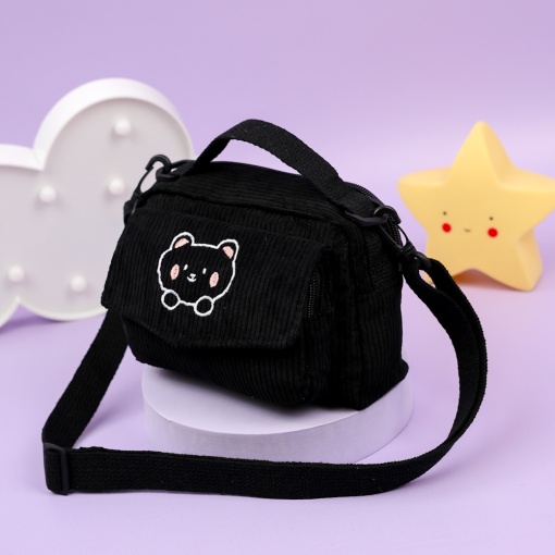 Сумочка через плечо "Bear" черный