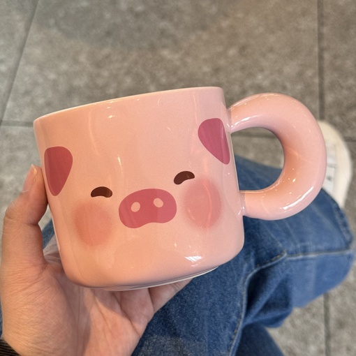 Кружка "Piggy" розовый 450 мл оптом со склада!