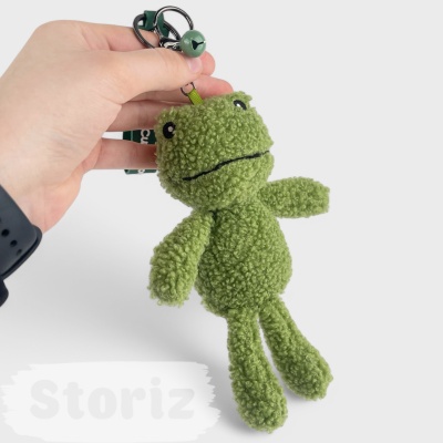 Мягкий брелок "Cute frog" 19 см