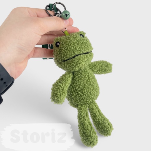 Мягкий брелок "Cute frog" 19 см