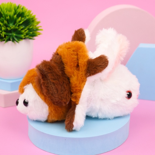 Мягкая игрушка-перевертыш "Белка и зайка" 25см 